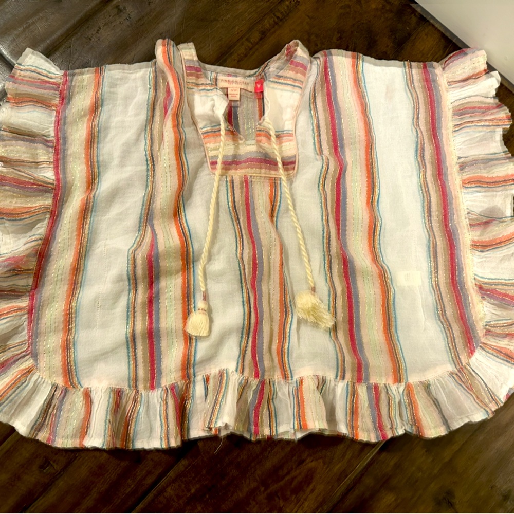 Pink chicken toddler coverup size 2T